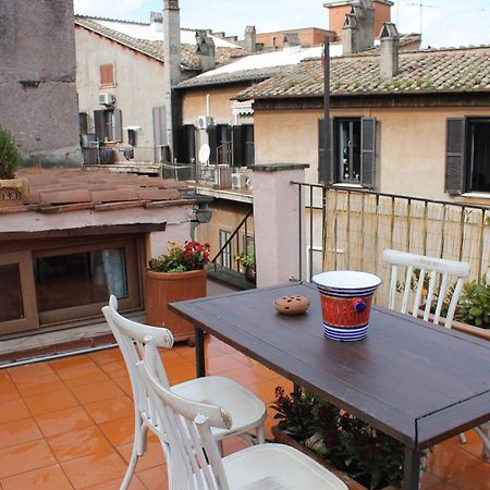 Casa Greco - Attico Con Terrazza, Trastevere Rom Exteriör bild